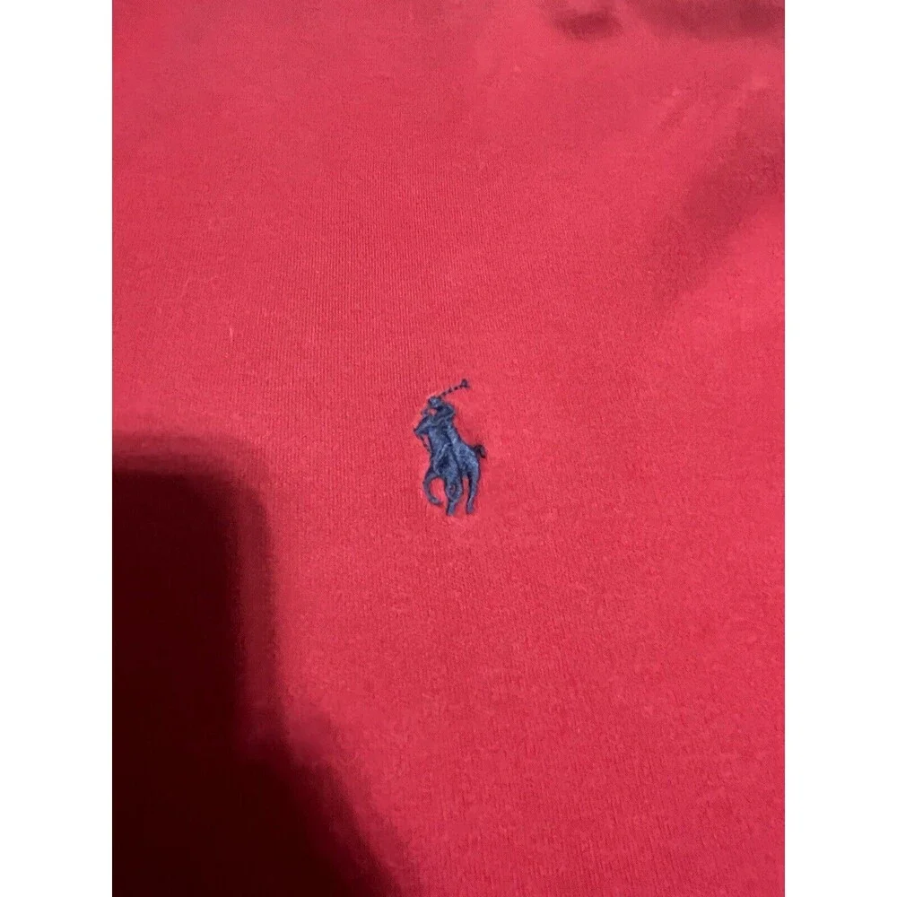 Polo By Ralph Lauren Polo Shirt Men’s Xtra Large Red Solid Collard Cotton